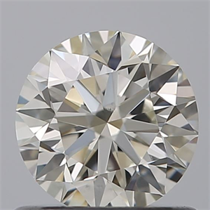Picture of Natural Diamond 0.70 Carats, Round with Excellent Cut, I Color, VS1 Clarity and Certified by IGI