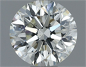 Natural Diamond 0.80 Carats, Round with Excellent Cut, I Color, VS2 Clarity and Certified by IGI