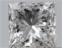 Natural Diamond 0.41 Carats, Princess with  Cut, F Color, VS2 Clarity and Certified by GIA