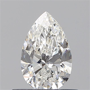 Foto Diamante Natural 0.50 quilates, De pera , Color F, claridad SI1 y certificado GIA de