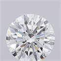 Lab Grown Diamond 2.02 Carats, Round with Ideal Cut, D Color, VS2 Clarity and Certified by IGI