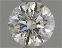 Natural Diamond 0.41 Carats, Round with Excellent Cut, I Color, VVS1 Clarity and Certified by IGI