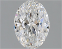 Natural Diamond 1.00 Carats, Oval with  Cut, E Color, VS1 Clarity and Certified by GIA