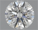 Natural Diamond 0.72 Carats, Round with Excellent Cut, G Color, SI2 Clarity and Certified by GIA