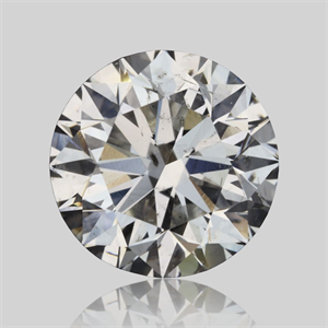 Picture of Natural Diamond 1.02 Carats, Round with Very Good Cut, H Color, SI2 Clarity and Certified by GIA