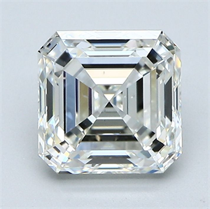 Foto Diamante Natural 2.20 quilates, Asscher , Color I, claridad VS2 y certificado GIA de