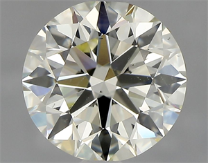 Picture of Natural Diamond 1.30 Carats, Round with Excellent Cut, L Color, VS2 Clarity and Certified by HRD