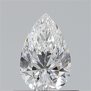 Picture of Natural Diamond 0.50 Carats, Pear with  Cut, E Color, VVS1 Clarity and Certified by GIA