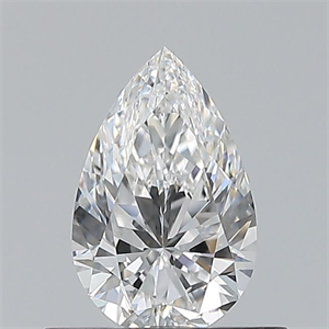 Picture of Natural Diamond 0.50 Carats, Pear with  Cut, E Color, VVS1 Clarity and Certified by GIA