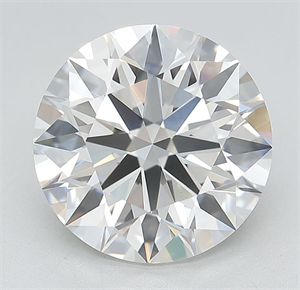 Picture of Lab Grown Diamond 5.17 Carats, Round with Ideal Cut, F Color, VVS2 Clarity and Certified by IGI