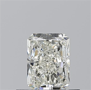 Picture of Natural Diamond 0.50 Carats, Radiant with  Cut, I Color, VVS1 Clarity and Certified by GIA