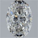 Diamante Natural 1.50 quilates, Ovalado , Color F, claridad VS2 y certificado GIA