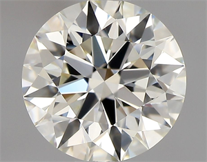 Picture of Natural Diamond 0.72 Carats, Round with Excellent Cut, K Color, VVS1 Clarity and Certified by GIA