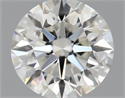 Natural Diamond 0.70 Carats, Round with Excellent Cut, G Color, VVS2 Clarity and Certified by IGI