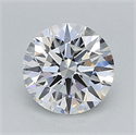 Lab Grown Diamond 1.01 Carats, Round with Ideal Cut, E Color, VS1 Clarity and Certified by IGI