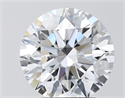 Lab Grown Diamond 3.02 Carats, Round with Ideal Cut, F Color, VVS2 Clarity and Certified by IGI