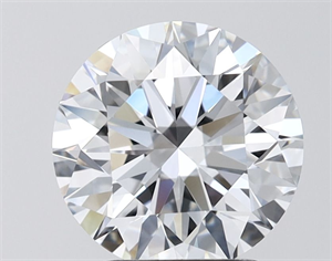 Picture of Lab Grown Diamond 3.02 Carats, Round with Ideal Cut, F Color, VVS2 Clarity and Certified by IGI