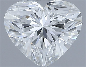 Picture of Natural Diamond 0.30 Carats, Heart with  Cut, F Color, VVS1 Clarity and Certified by GIA
