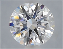 Lab Grown Diamond 1.07 Carats, Round with Excellent Cut, D Color, VS1 Clarity and Certified by IGI