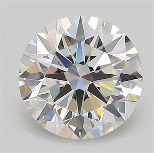 Picture of Lab Grown Diamond 2.00 Carats, Round with Ideal Cut, D Color, VVS2 Clarity and Certified by IGI