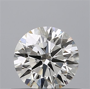 Picture of Natural Diamond 0.42 Carats, Round with Excellent Cut, H Color, IF Clarity and Certified by IGI
