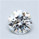 Diamante Natural 0.91 quilates, Redondo , Color D, claridad FL y certificado GIA