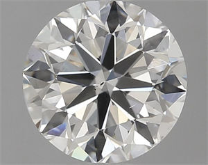 Picture of Natural Diamond 0.90 Carats, Round with Very Good Cut, H Color, VS2 Clarity and Certified by GIA
