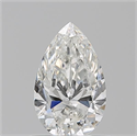Natural Diamond 0.70 Carats, Pear with  Cut, G Color, SI1 Clarity and Certified by GIA