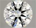 Natural Diamond 0.70 Carats, Round with Excellent Cut, K Color, SI1 Clarity and Certified by GIA