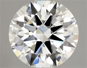 Picture of Natural Diamond 0.70 Carats, Round with Excellent Cut, K Color, SI1 Clarity and Certified by GIA