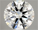 Natural Diamond 0.70 Carats, Round with Excellent Cut, K Color, SI1 Clarity and Certified by GIA