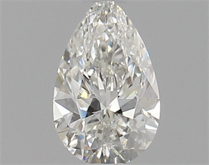 Picture of Natural Diamond 0.53 Carats, Pear with  Cut, H Color, VVS1 Clarity and Certified by GIA