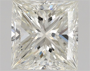 Foto Diamante Natural 1.02 quilates, Princesa , Color J, claridad SI1 y certificado GIA de