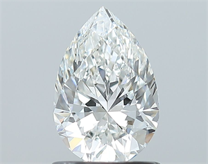 Picture of Natural Diamond 1.00 Carats, Pear with  Cut, G Color, VS1 Clarity and Certified by GIA