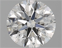 Natural Diamond 0.91 Carats, Round with Excellent Cut, H Color, IF Clarity and Certified by GIA