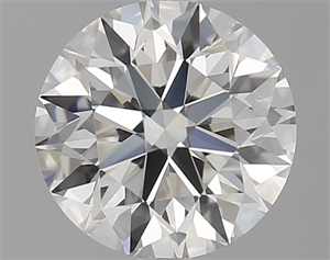 Picture of Natural Diamond 0.91 Carats, Round with Excellent Cut, H Color, IF Clarity and Certified by GIA
