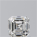 Diamante Natural 1.01 quilates, Asscher , Color I, claridad VS2 y certificado GIA