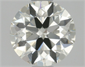 Natural Diamond 0.85 Carats, Round with Excellent Cut, L Color, SI1 Clarity and Certified by GIA