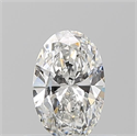 Diamante Natural 0.52 quilates, Ovalado , Color F, claridad VVS1 y certificado GIA