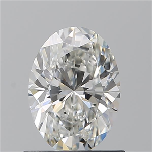 Foto Diamante Natural 0.90 quilates, Ovalado , Color G, claridad SI1 y certificado GIA de