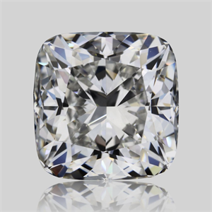 Foto Diamante Natural 1.51 quilates, Del cojín , Color G, claridad VVS2 y certificado GIA de