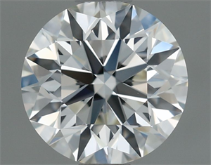 Picture of Natural Diamond 0.90 Carats, Round with Excellent Cut, H Color, VVS1 Clarity and Certified by IGI