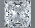 Natural Diamond 3.03 Carats, Princess with  Cut, D Color, VS2 Clarity and Certified by GIA