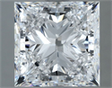 Natural Diamond 3.03 Carats, Princess with  Cut, D Color, VS2 Clarity and Certified by GIA