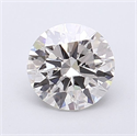 Lab Grown Diamond 1.23 Carats, Round with Excellent Cut, H Color, VS1 Clarity and Certified by IGI