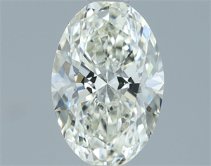 Picture of Natural Diamond 1.02 Carats, Oval with  Cut, J Color, VS1 Clarity and Certified by IGI