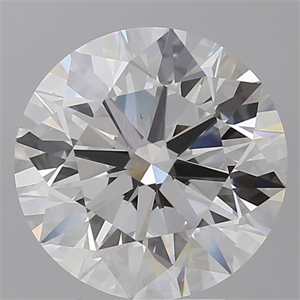Picture of Lab Grown Diamond 5.10 Carats, Round with Ideal Cut, E Color, VVS2 Clarity and Certified by IGI