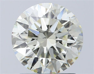 Foto Diamante Natural 1.50 quilates, Redondo , Color K, claridad SI1 y certificado IGI de
