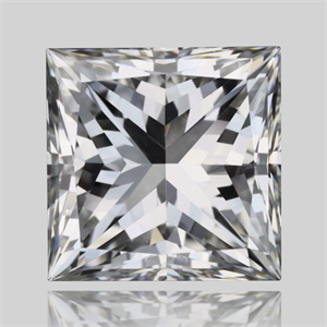 Picture of Natural Diamond 0.71 Carats, Princess with  Cut, H Color, VVS1 Clarity and Certified by GIA