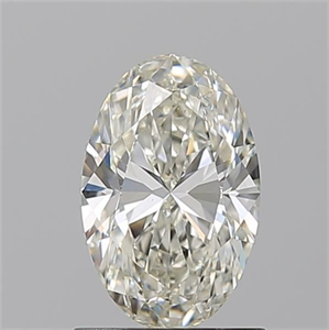 Picture of Natural Diamond 1.02 Carats, Oval with  Cut, J Color, SI1 Clarity and Certified by GIA